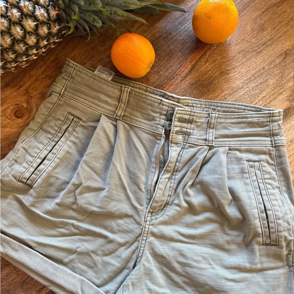 American Eagle Outfitters Light Green Jean Shorts
